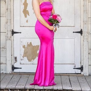 Hot Pink Prom Dress